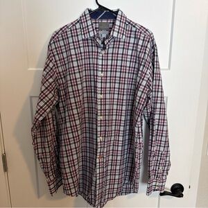 Thomas Dean Multicolor Plaid Casual Shirt